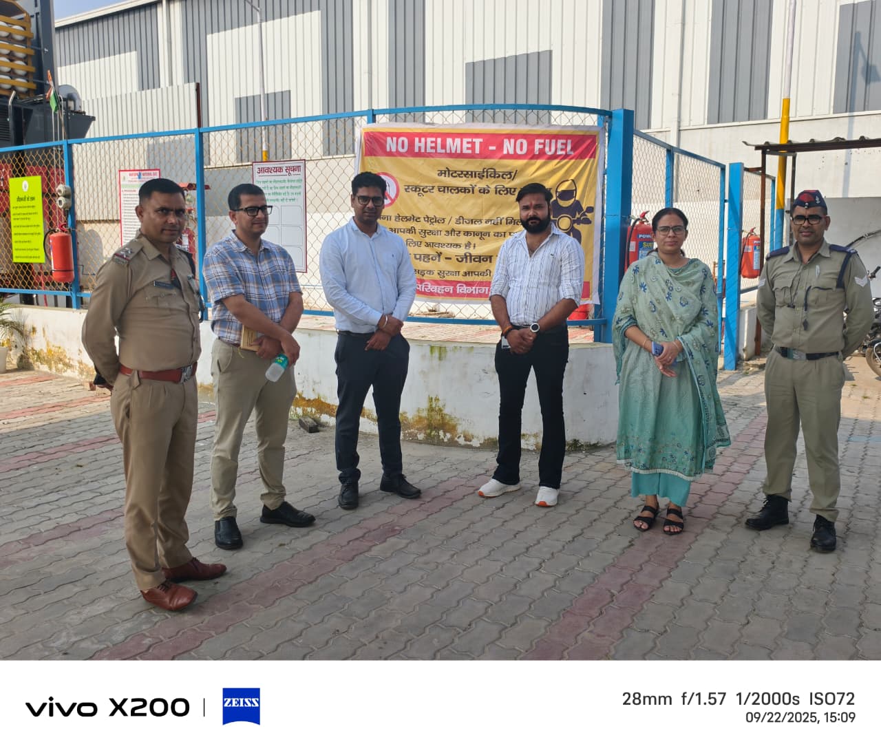 परिवहन विभाग ने किया नो हेलमेट – नो पेट्रोल” अभियान का शुभारम्भ